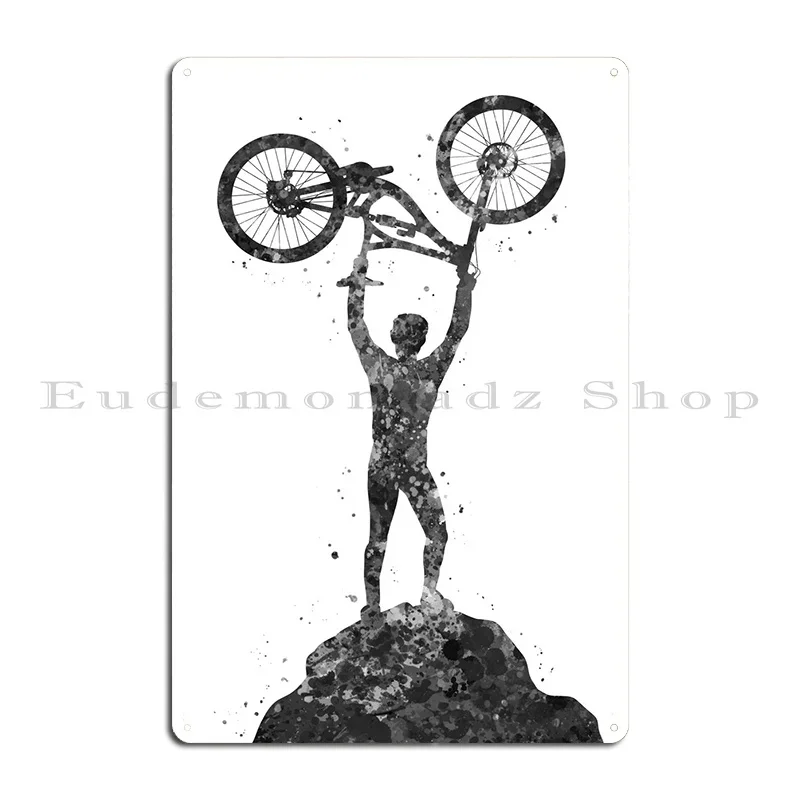 Plaque murale en métal VTT de  - Mountain Biking Europe avis et prix