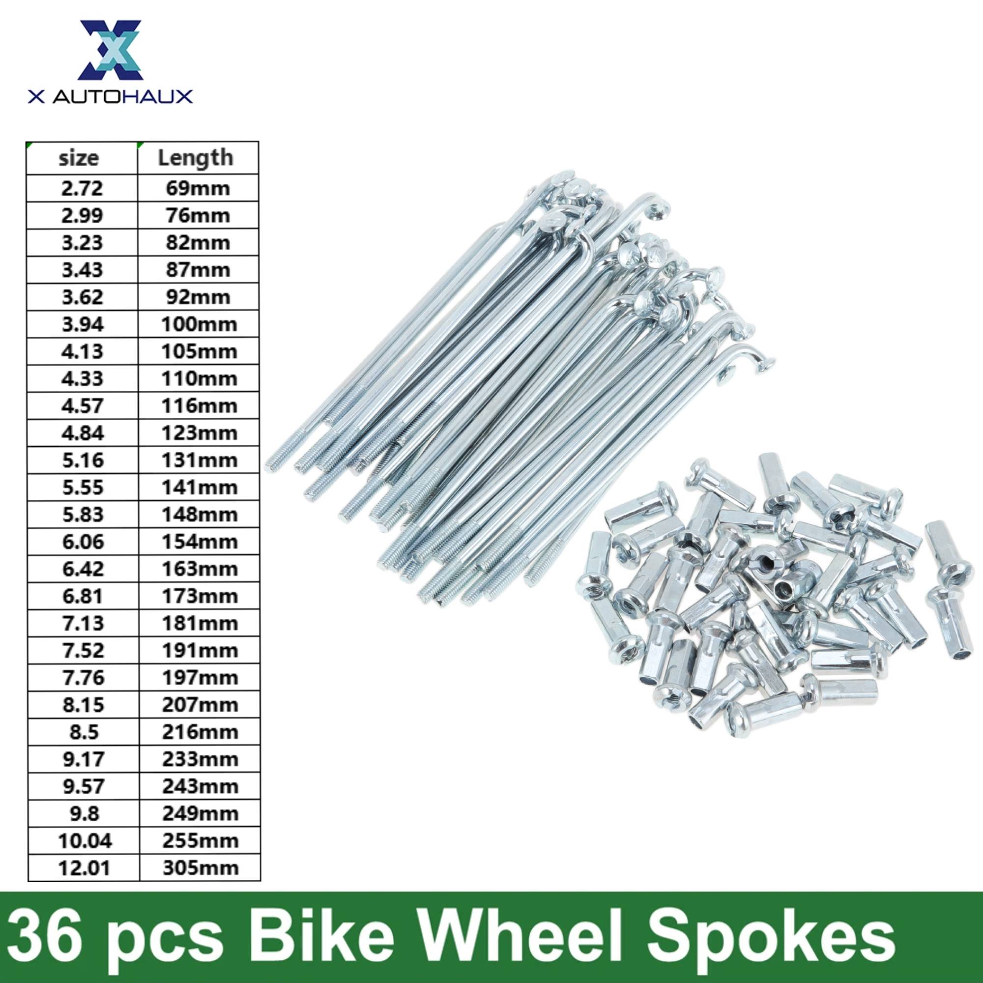 X Autohaux 36 pièces 12G J Ben - Spoke Nipple Brass avis et prix