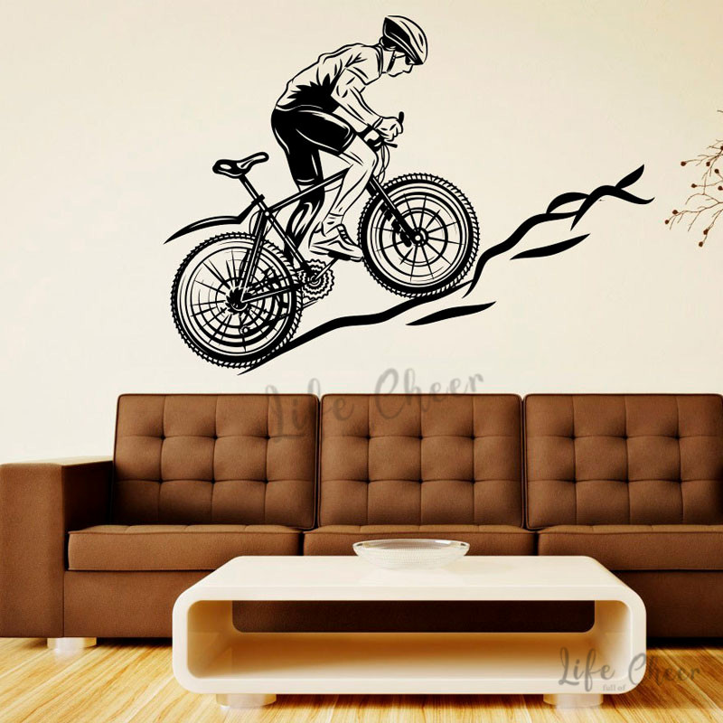 Autocollants muraux de cyclism - Mountain Biking Europe avis et prix